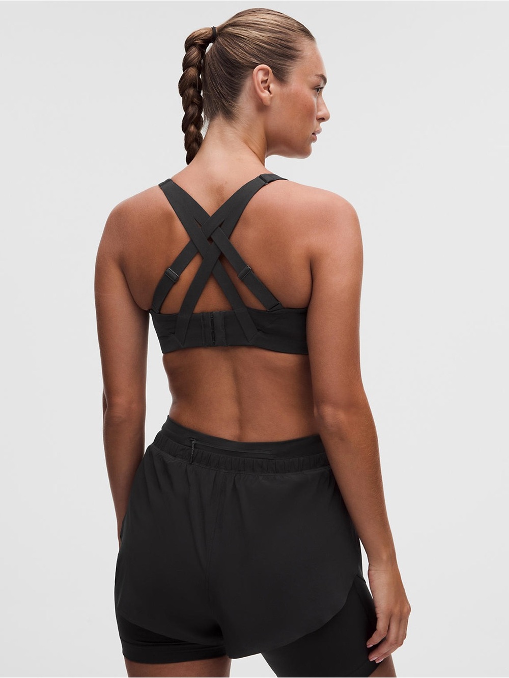 Lululemon High Support Energy Bra in Black Size 36DD